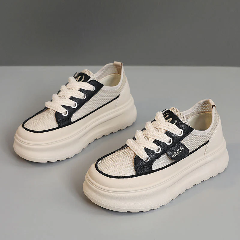Damen Sportliche Sneakers mit atmungsaktiver Mesh-Oberfläche und dämpfender Laufsohle Heidi Mode - Image 7