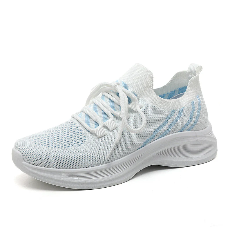 Damen sportliche Sneakers mit atmungsaktiver Mesh-Oberfläche und dämpfender Laufsohle Heidi Mode - Image 5