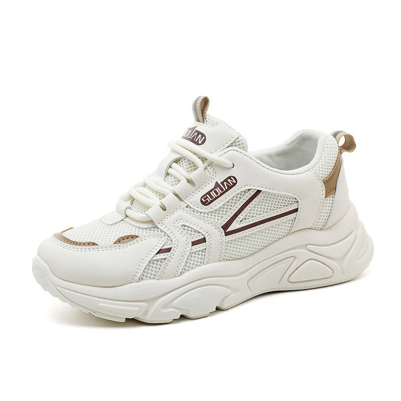 Damen sportliche Sneakers mit atmungsaktiver Mesh-Oberfläche und dämpfender Sohle Heidi Mode - Image 5