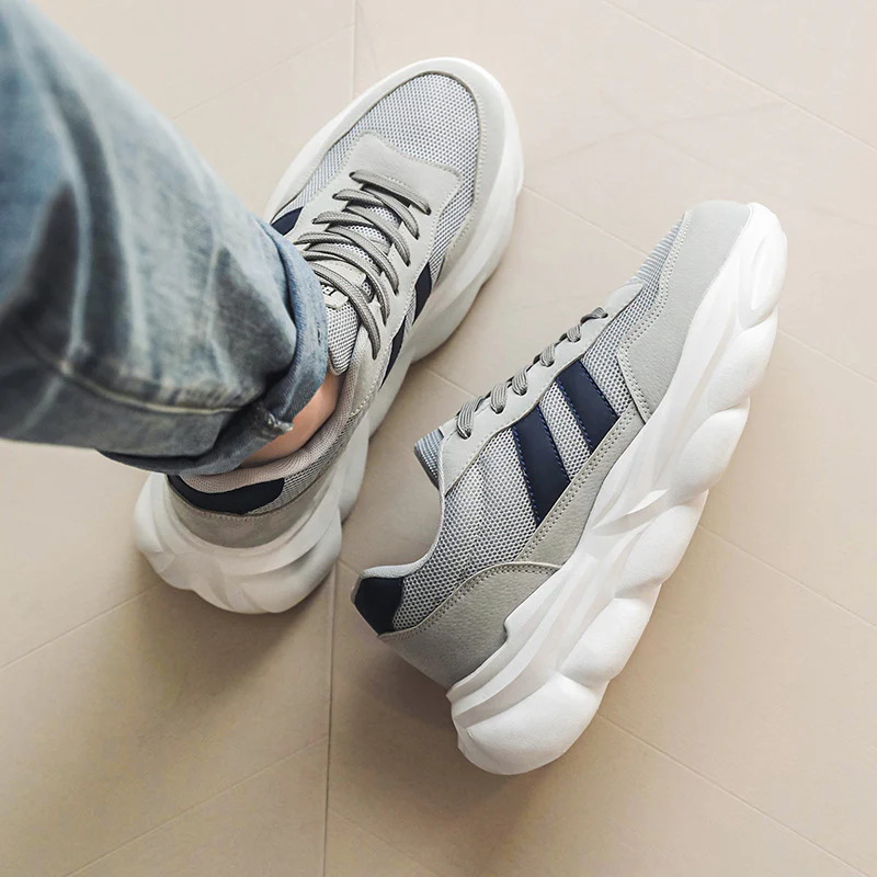 Damen Sportliche Sneakers mit atmungsaktiver Mesh-Oberfläche und dämpfender Sohle Heidi Mode - Image 3