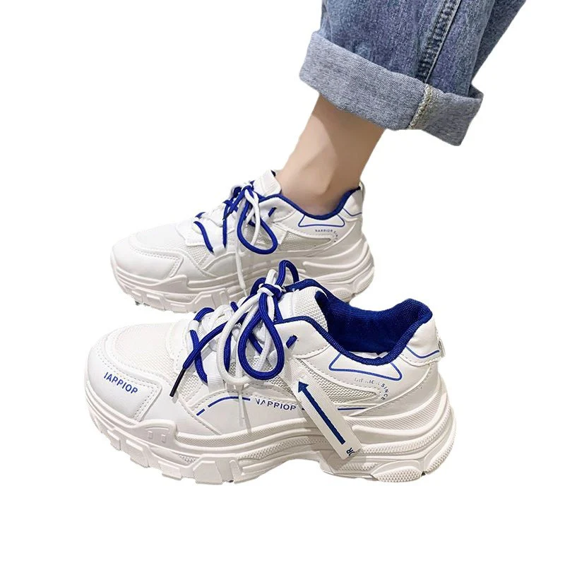 Damen sportliche Sneakers mit atmungsaktiver Mesh-Oberfläche und dämpfender Sohle Heidi Mode - Image 5
