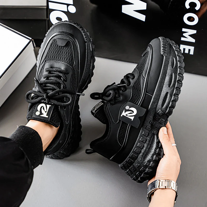 Damen Sportliche Sneakers mit atmungsaktiver Mesh-Oberfläche und dämpfender Sohle Heidi Mode