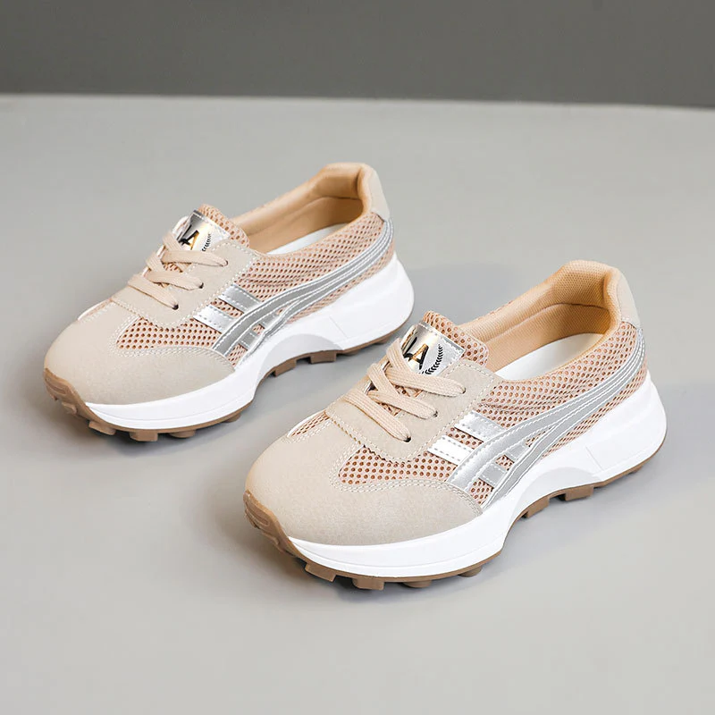 Damen Sportliche Sneakers mit atmungsaktiver Mesh-Oberfläche und dynamischem Sohlenprofil Heidi Mode - Image 6