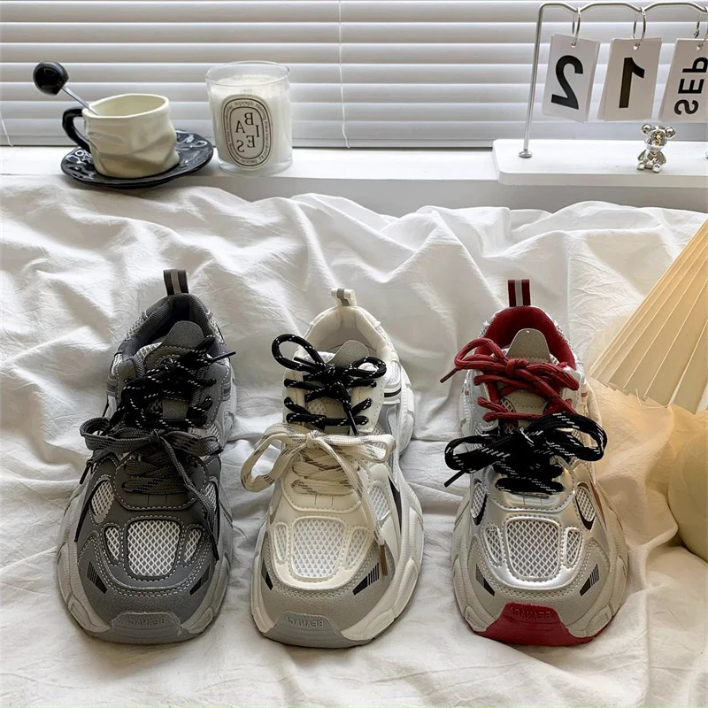 Damen Sportliche Sneakers mit atmungsaktiver Mesh-Oberfläche und federleichtem Dämpfungssystem Heidi Mode - Image 2
