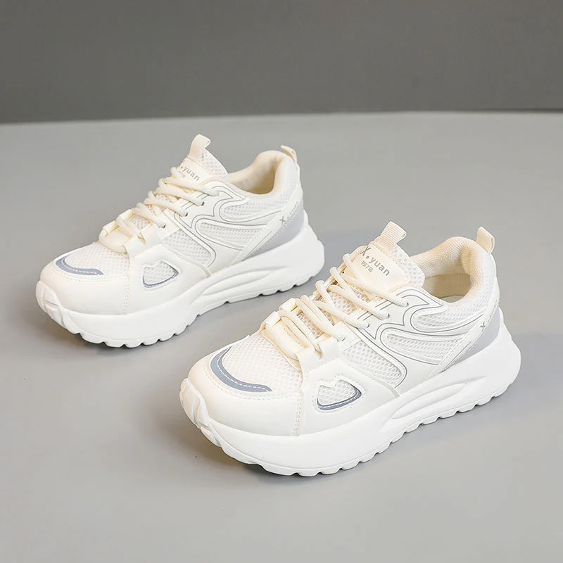 Damen Sportliche Sneakers mit atmungsaktiver Mesh-Oberfläche und flexiblem Sohlenprofil Heidi Mode - Image 2