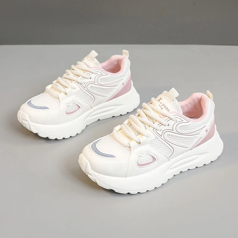 Damen Sportliche Sneakers mit atmungsaktiver Mesh-Oberfläche und flexiblem Sohlenprofil Heidi Mode - Image 7