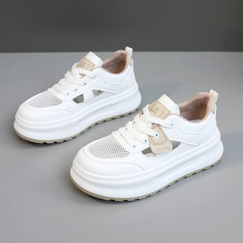 Damen sportliche Sneakers mit atmungsaktiver Mesh-Oberfläche und gepolsterter Sohle Heidi Mode - Image 7
