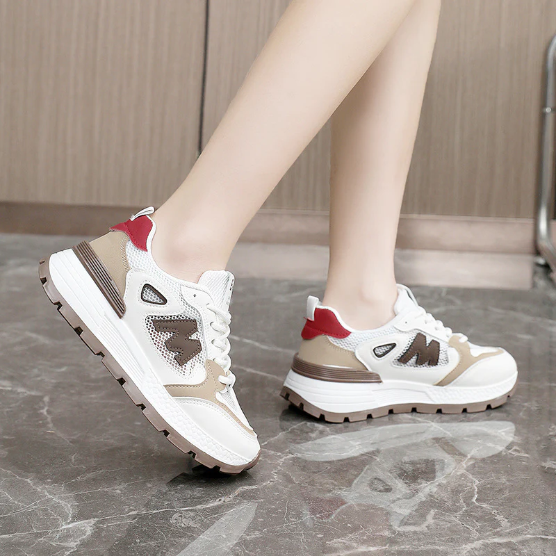 Damen Sportliche Sneakers mit atmungsaktiver Mesh-Oberfläche und maximalem Dämpfungskomfort Heidi Mode - Image 3