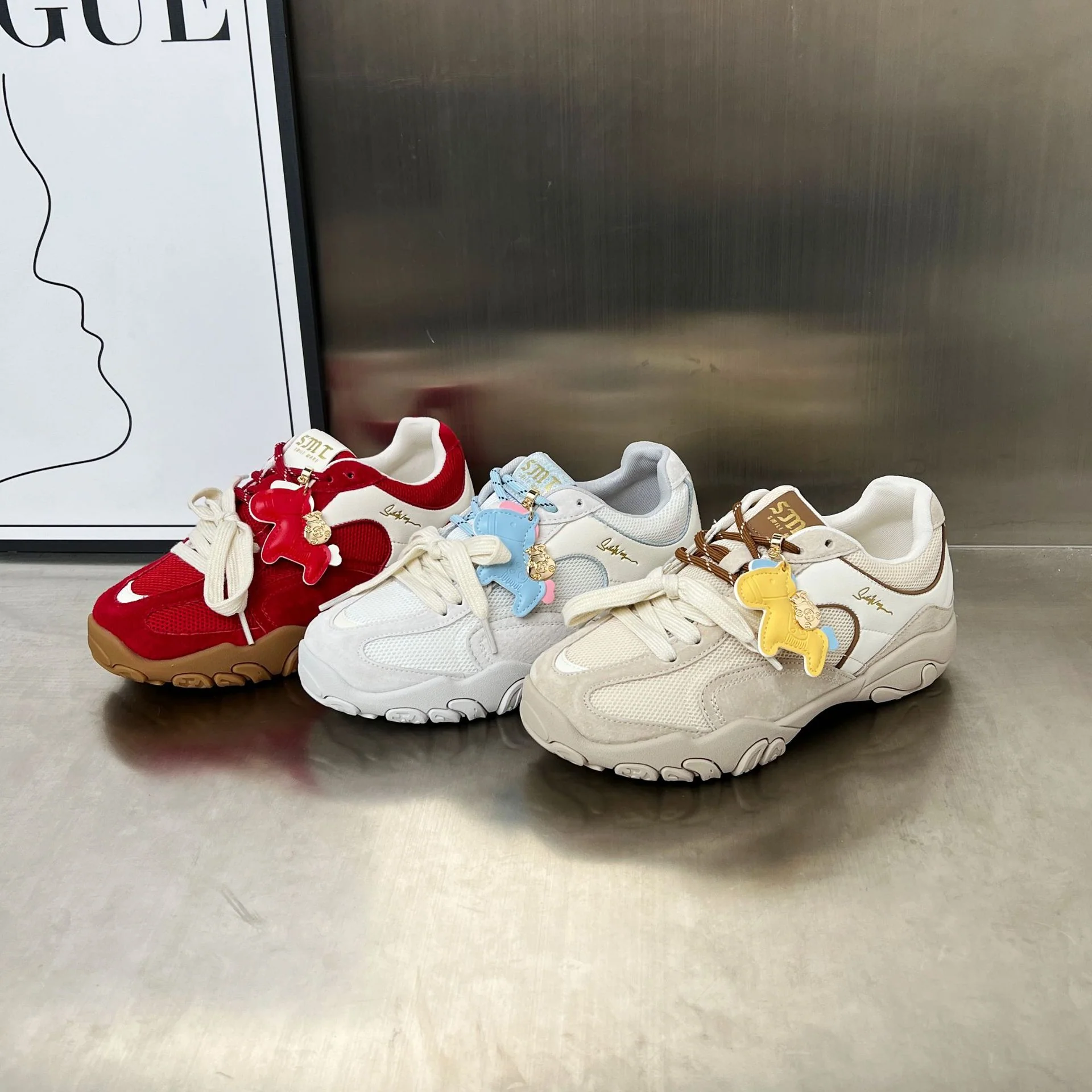 Damen Sportliche Sneakers mit atmungsaktiver Mesh-Oberfläche und modischem Charme Heidi Mode - Image 3