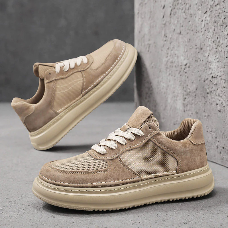 Damen Sportliche Sneakers mit atmungsaktiver Mesh-Oberfläche und robustem Design Heidi Mode