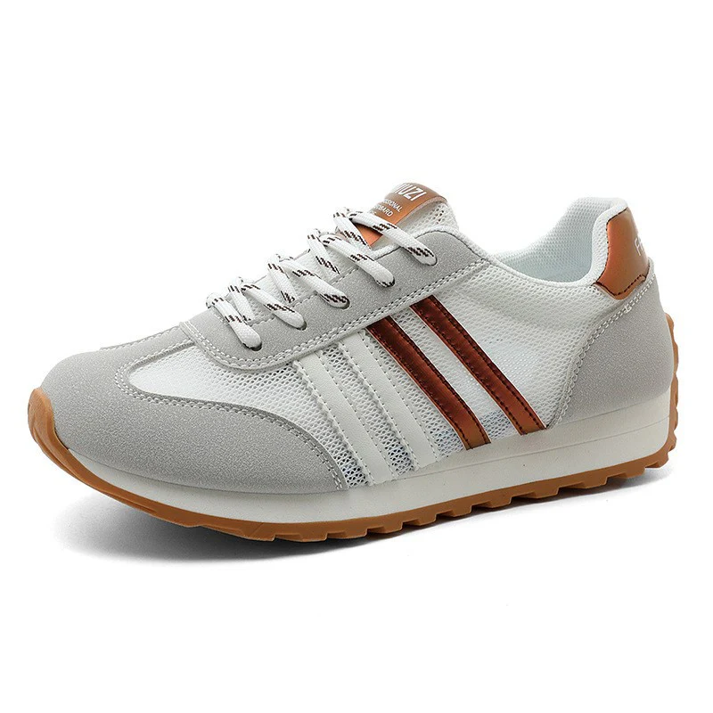 Damen Sportliche Sneakers mit atmungsaktiver Mesh-Oberfläche und rutschfester Laufsohle Heidi Mode