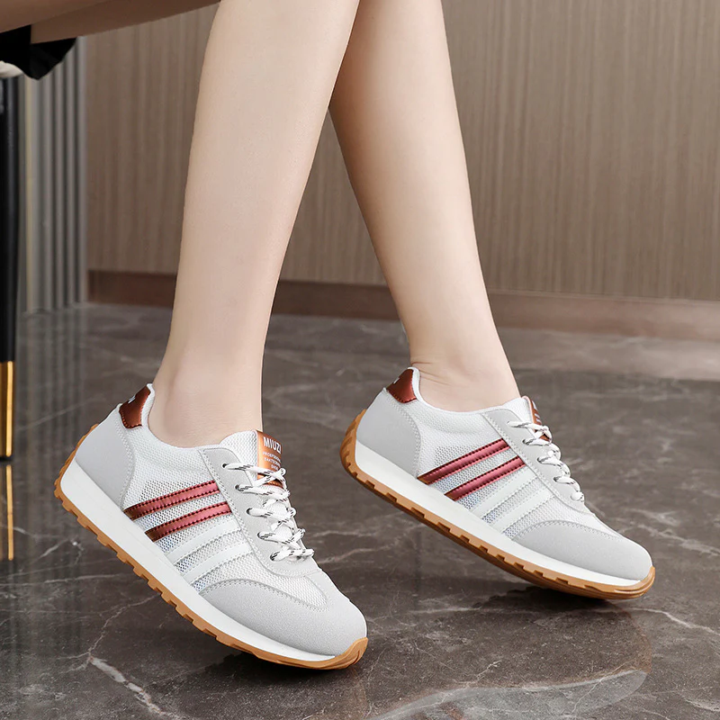 Damen Sportliche Sneakers mit atmungsaktiver Mesh-Oberfläche und rutschfester Laufsohle Heidi Mode - Image 3