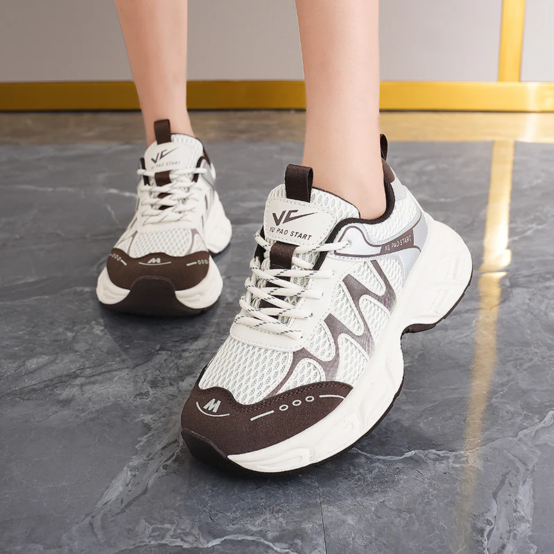 Damen Sportliche Sneakers mit atmungsaktiver Mesh-Oberfläche und rutschfester Sohle Heidi Mode 1771155244 - Image 4