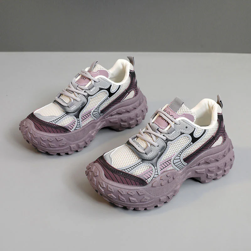 Damen Sportliche Sneakers mit atmungsaktiver Mesh-Oberfläche und stabiler Laufsohle Heidi Mode - Image 7
