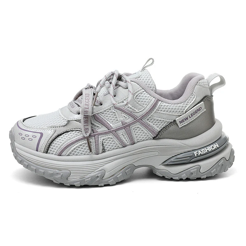 Damen Sportliche Sneakers mit atmungsaktiver Mesh-Oberfläche und stoßdämpfendem Fußbett Heidi Mode - Image 7