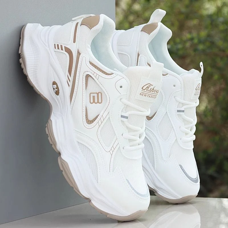 Damen Sportliche Sneakers mit atmungsaktiver Mesh-Oberfläche und stoßdämpfendem Sohlenprofil Heidi Mode - Image 7