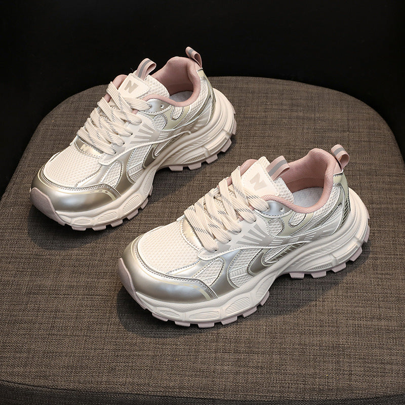 Damen Sportliche Sneakers mit atmungsaktiver Mesh-Oberfläche und stoßdämpfender Sohle Heidi Mode - Image 2