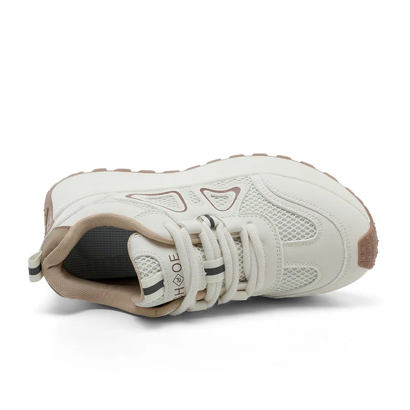 Damen sportliche Sneakers mit atmungsaktiver Mesh-Oberfläche und stoßdämpfender Sohle Heidi Mode - Image 4