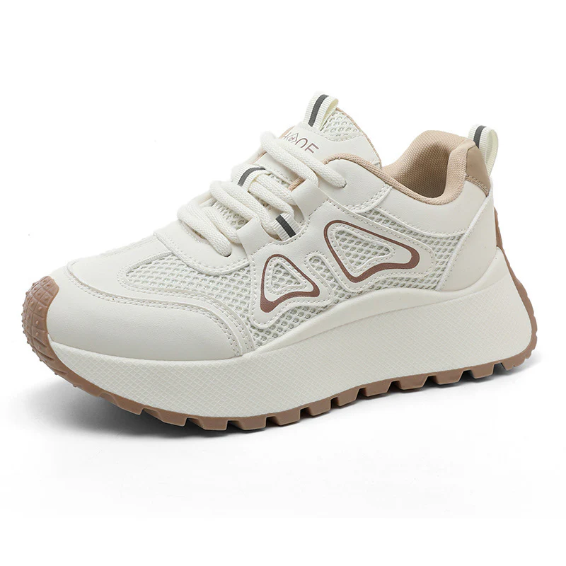 Damen sportliche Sneakers mit atmungsaktiver Mesh-Oberfläche und stoßdämpfender Sohle Heidi Mode - Image 5