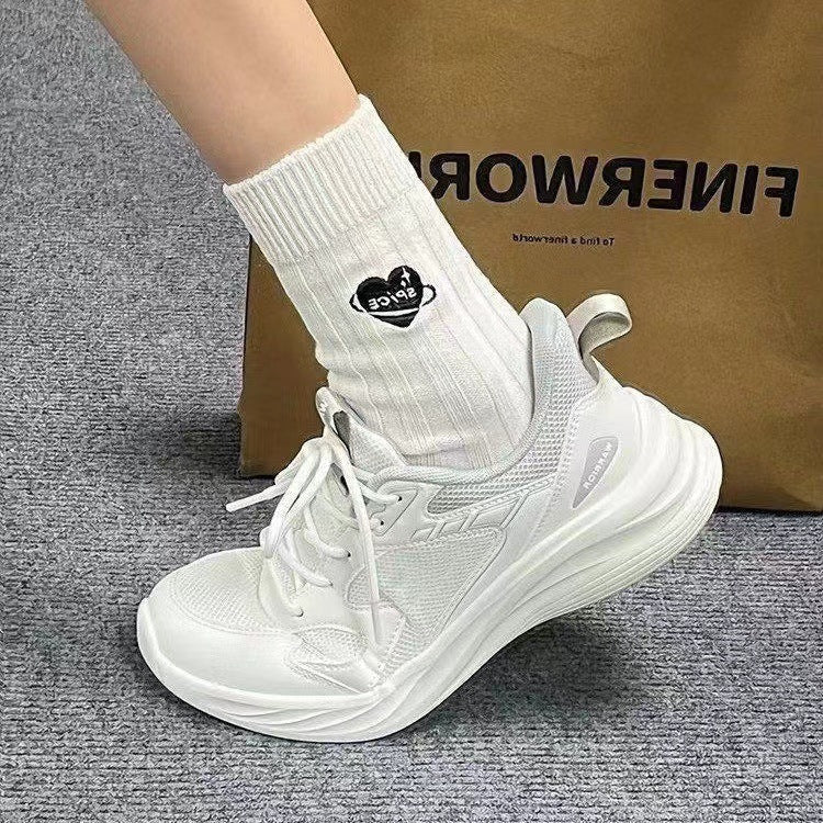 Damen Sportliche Sneakers mit atmungsaktiver Mesh-Oberfläche und stoßdämpfender Sohle Heidi Mode - Image 3