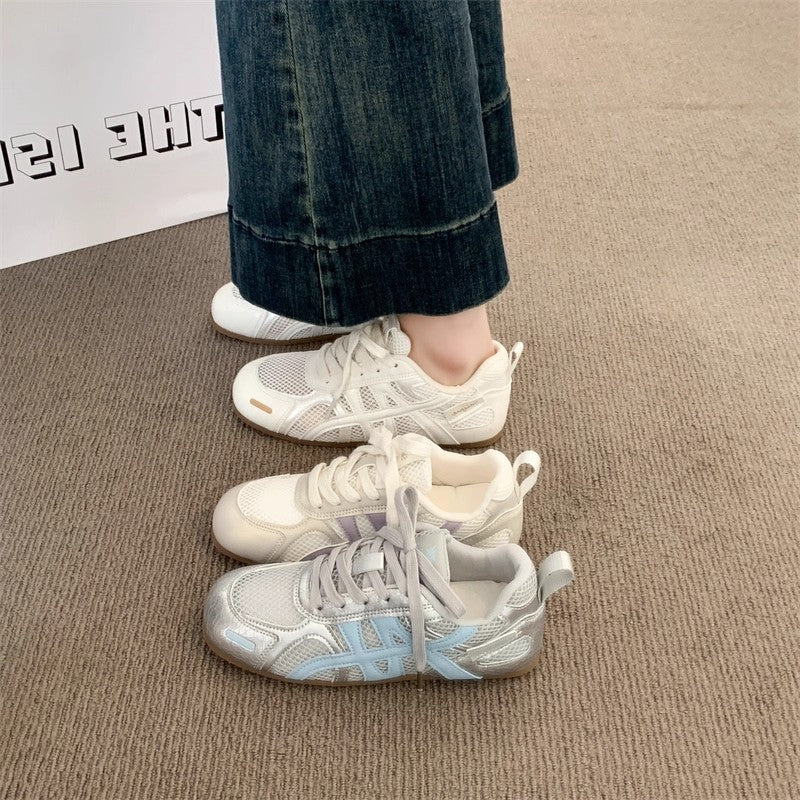 Damen Sportliche Sneakers mit atmungsaktiver Mesh-Oberfläche und stoßdämpfender Sohle Heidi Mode - Image 4