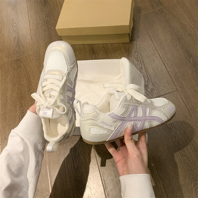 Damen Sportliche Sneakers mit atmungsaktiver Mesh-Oberfläche und stoßdämpfender Sohle Heidi Mode - Image 6