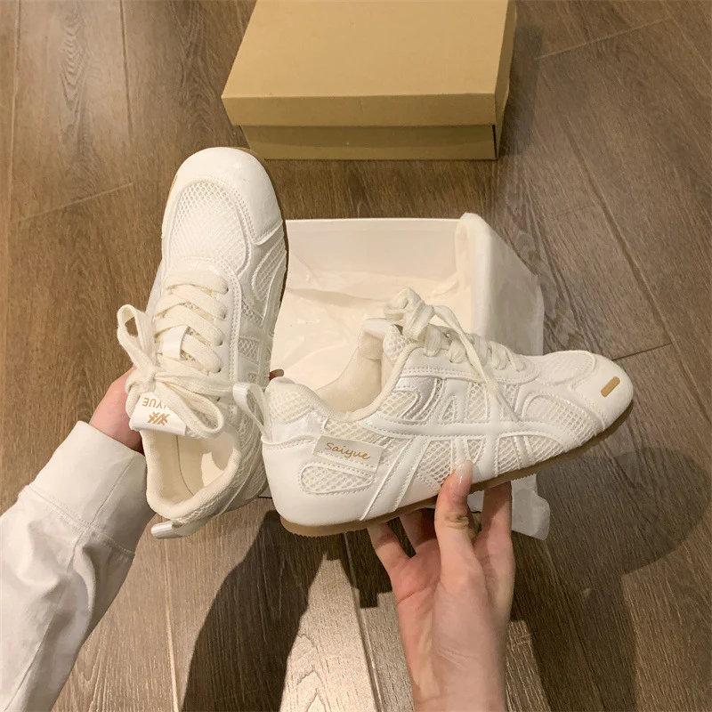 Damen Sportliche Sneakers mit atmungsaktiver Mesh-Oberfläche und stoßdämpfender Sohle Heidi Mode - Image 7