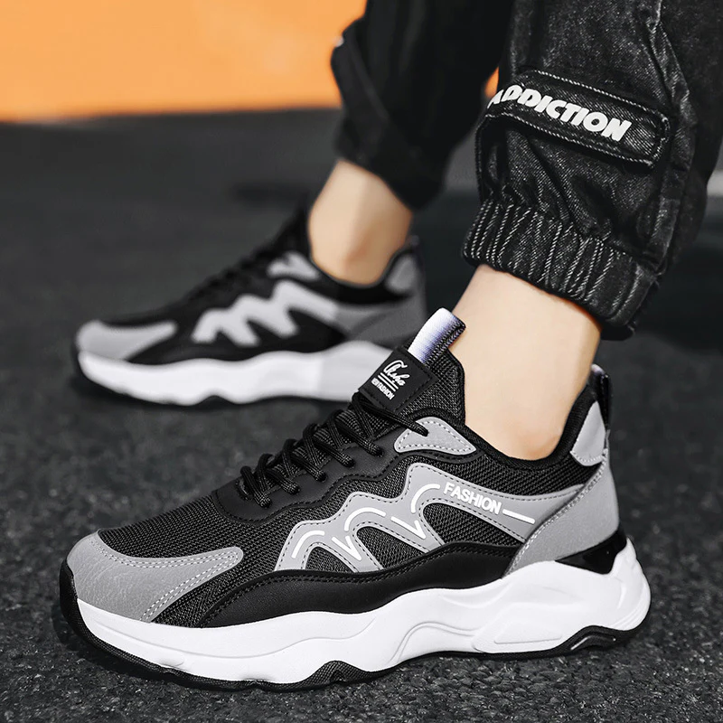 Damen Sportliche Sneakers mit atmungsaktiver Mesh-Oberfläche und stoßdämpfender Sohle Heidi Mode - Image 3