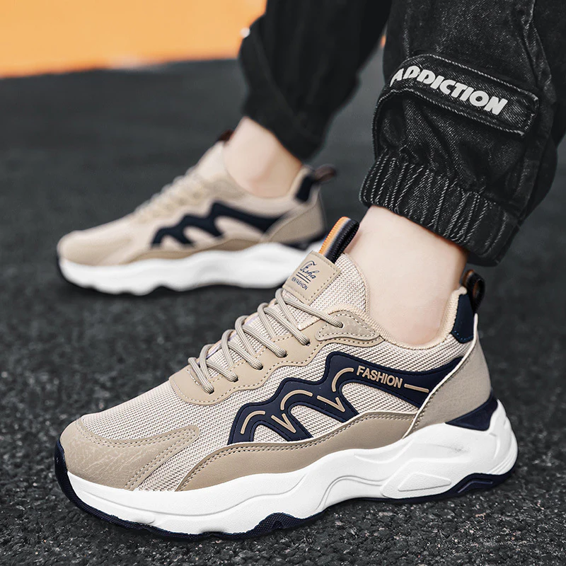 Damen Sportliche Sneakers mit atmungsaktiver Mesh-Oberfläche und stoßdämpfender Sohle Heidi Mode - Image 4