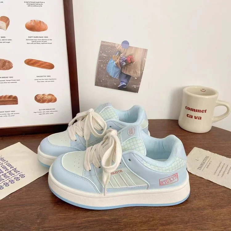 Damen Sportliche Sneakers mit atmungsaktiver Netzkonstruktion und gepolsterter Sohle Heidi Mode - Image 3
