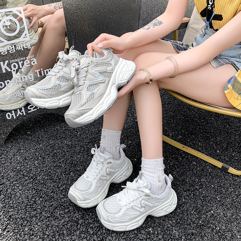 Damen Sportliche Sneakers mit atmungsaktiver Netzstruktur und dämpfender Sohle Heidi Mode - Image 4