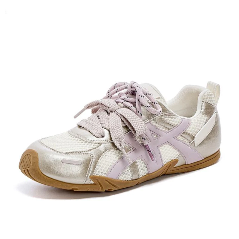 Damen Sportliche Sneakers mit atmungsaktiver Netzstruktur und reflektierenden Akzenten Heidi Mode - Image 6