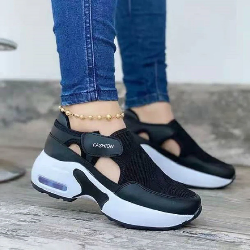 Damen Sportliche Sneakers mit atmungsaktiver Netzstruktur und rutschfester Sohle Heidi Mode - Image 2