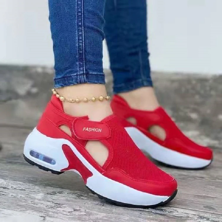 Damen Sportliche Sneakers mit atmungsaktiver Netzstruktur und rutschfester Sohle Heidi Mode - Image 6