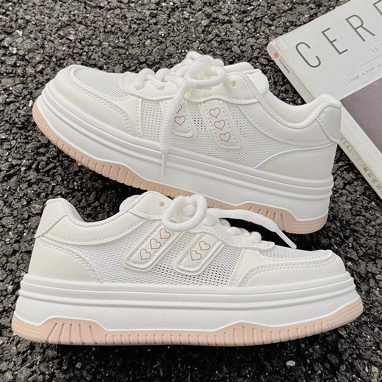Damen Sportliche Sneakers mit atmungsaktiver Netzstruktur und stoßdämpfender Sohle Heidi Mode - Image 4