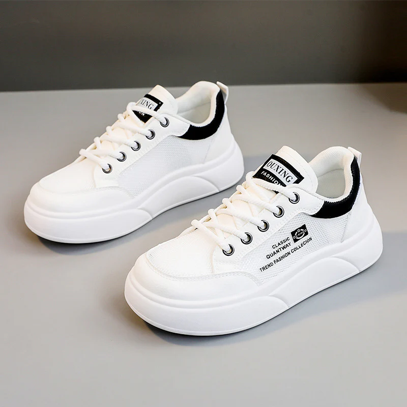Damen Sportliche Sneakers mit atmungsaktiver Oberflächenstruktur und komfortablem Dämpfungssystem Heidi Mode - Image 2