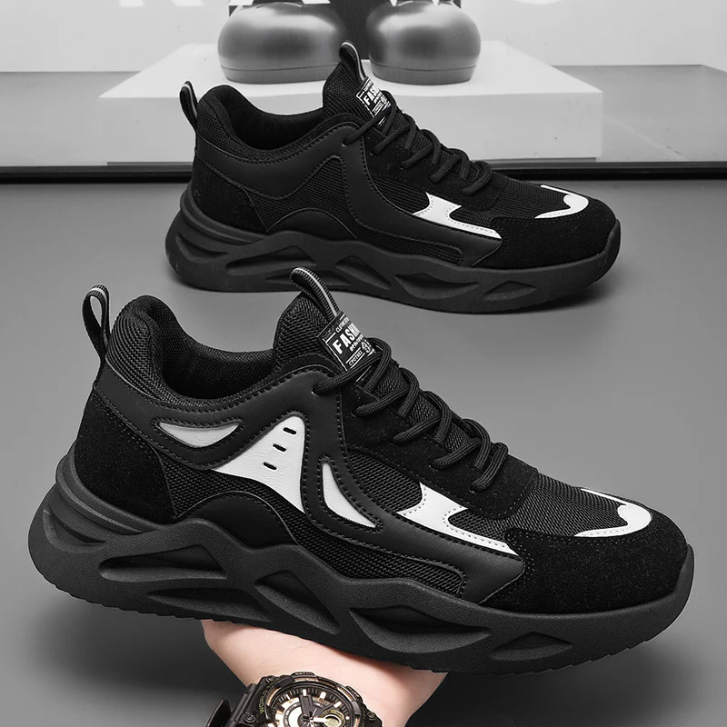 Damen Sportliche Sneakers mit atmungsaktiver Oberflächenstruktur und robustem Sohlenprofil Heidi Mode - Image 7