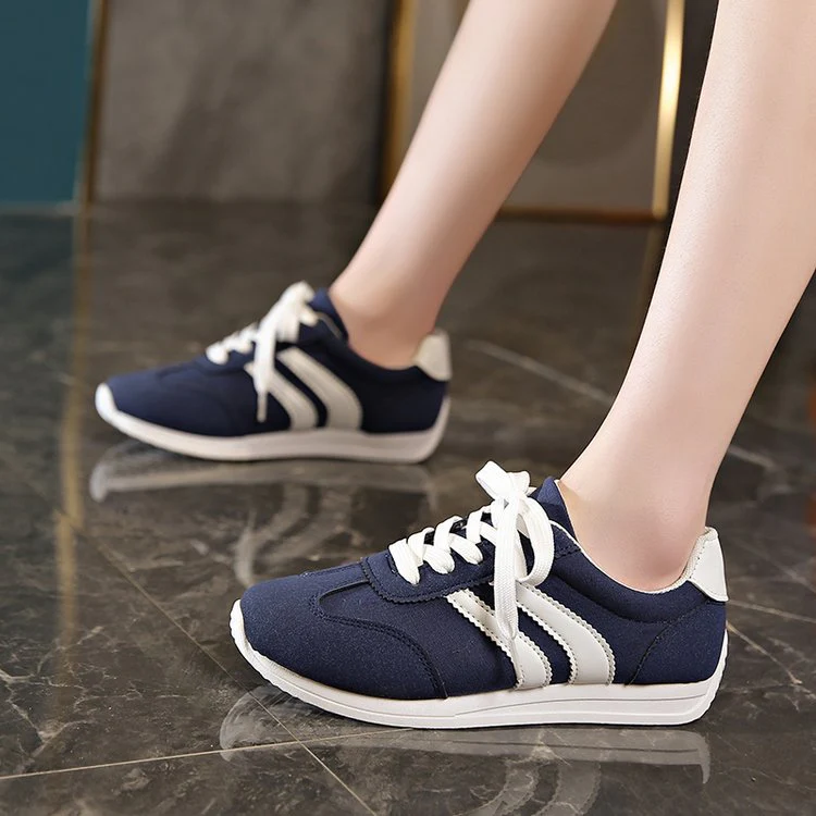 Damen Sportliche Sneakers mit atmungsaktiver Oberflächenstruktur und rutschfester Sohle Heidi Mode - Image 2