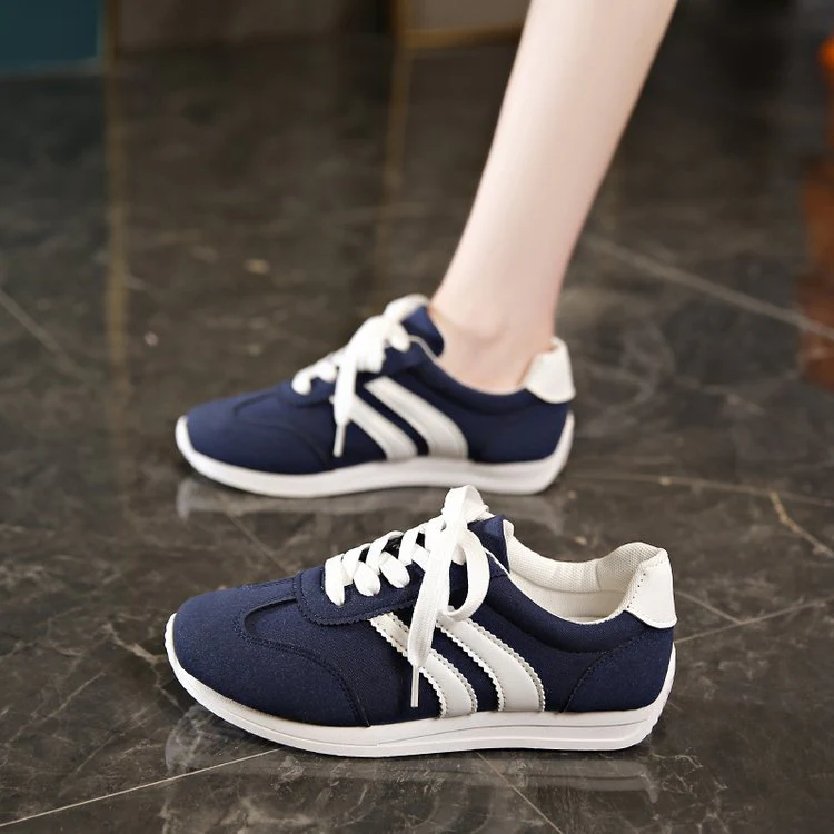 Damen Sportliche Sneakers mit atmungsaktiver Oberflächenstruktur und rutschfester Sohle Heidi Mode - Image 3