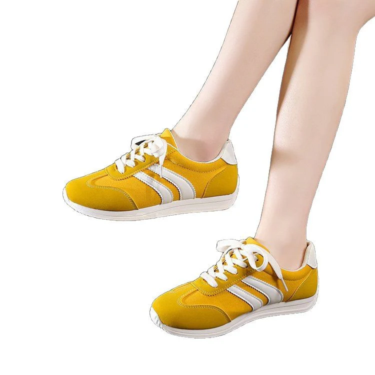 Damen Sportliche Sneakers mit atmungsaktiver Oberflächenstruktur und rutschfester Sohle Heidi Mode - Image 5