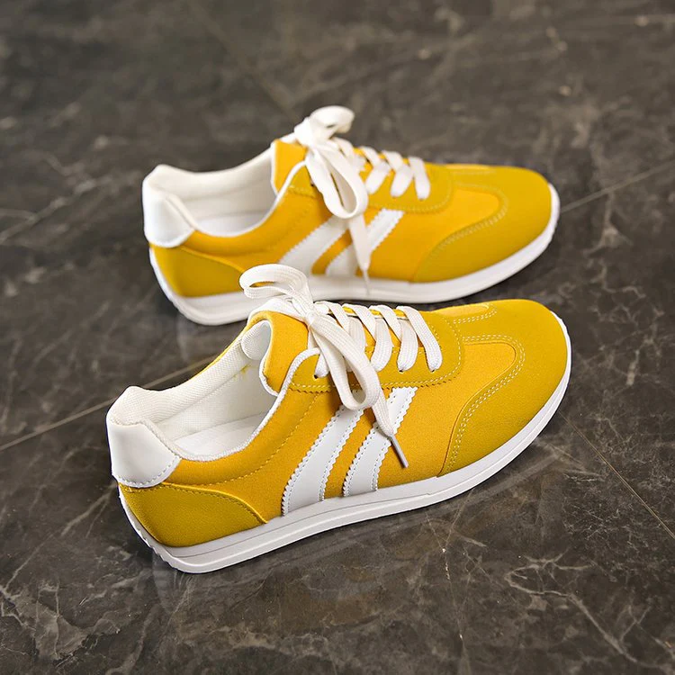Damen Sportliche Sneakers mit atmungsaktiver Oberflächenstruktur und rutschfester Sohle Heidi Mode - Image 6