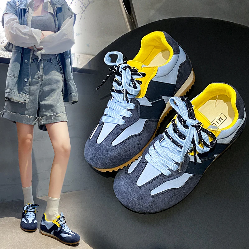 Damen Sportliche Sneakers mit atmungsaktiver Obermaterialstruktur und dämpfendem Sohlenprofil Heidi Mode