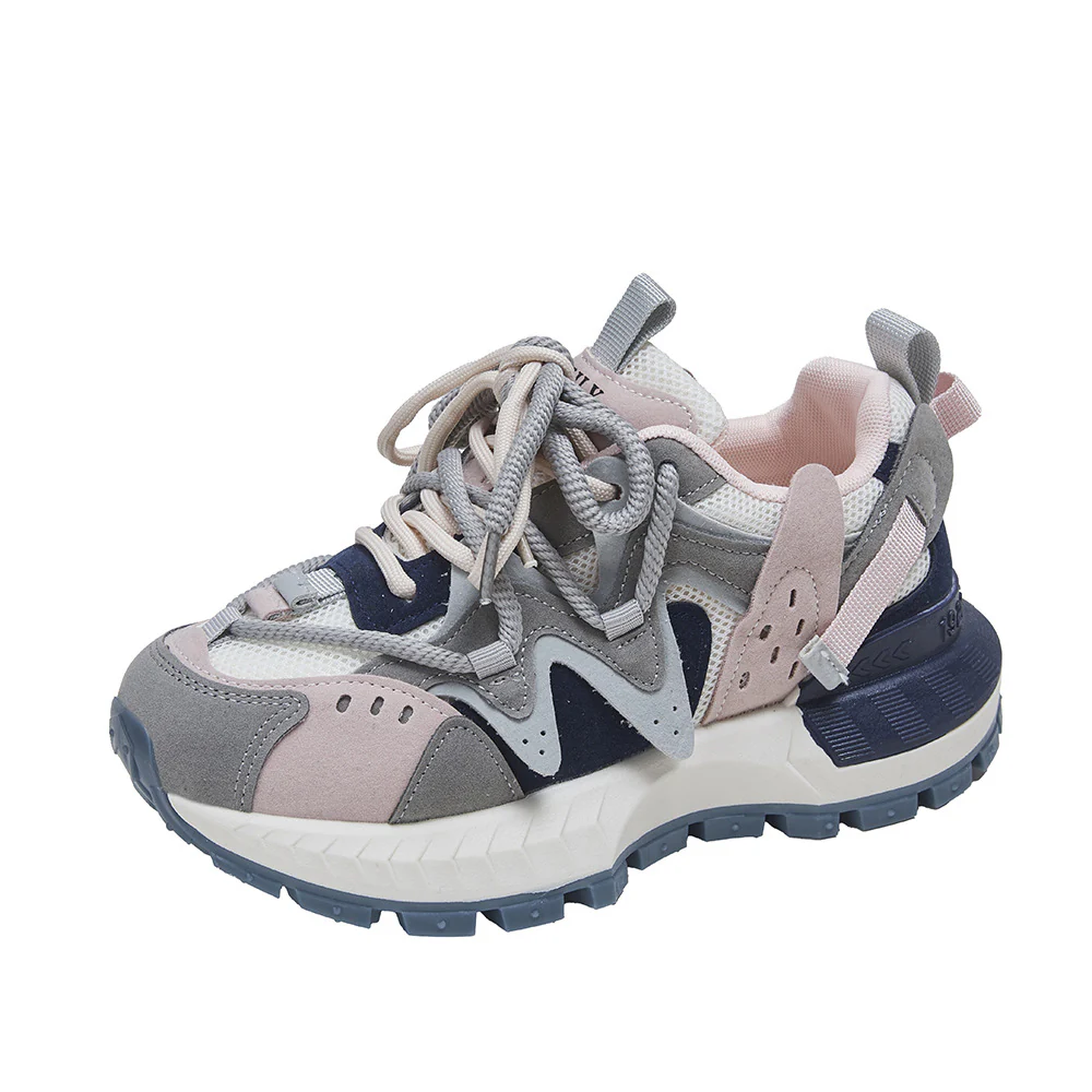 Damen sportliche Sneakers mit atmungsaktiver Obermaterialstruktur und rutschfester Sohle Heidi Mode - Image 6