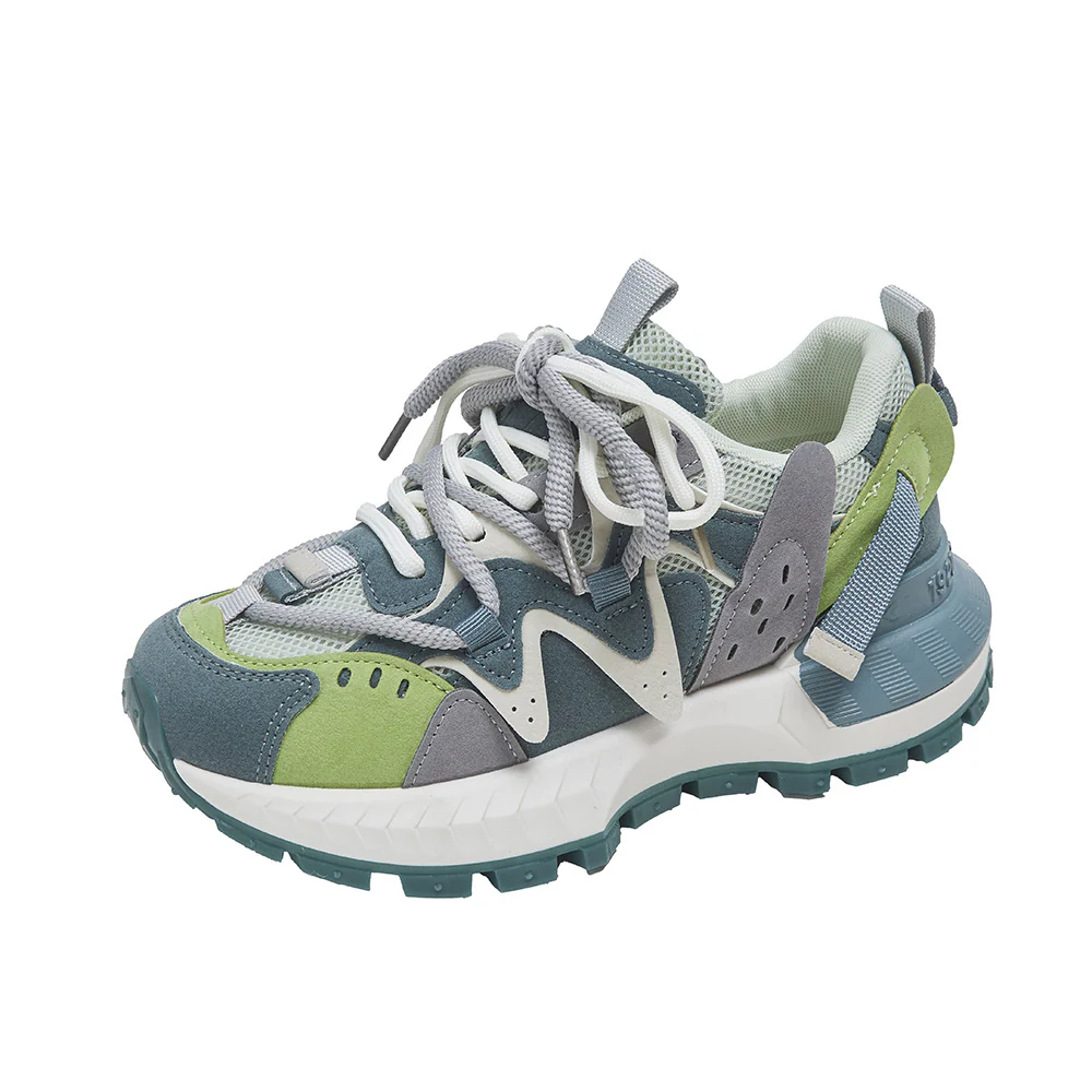 Damen sportliche Sneakers mit atmungsaktiver Obermaterialstruktur und rutschfester Sohle Heidi Mode - Image 8