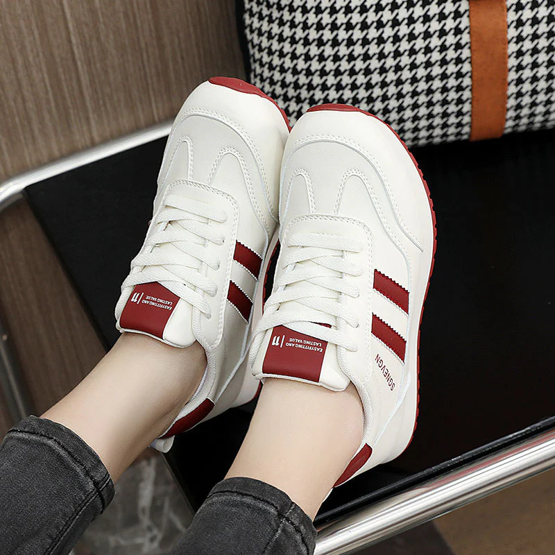 Damen Sportliche Sneakers mit atmungsaktiver Obermaterialstruktur und rutschfester Sohle Heidi Mode - Image 3