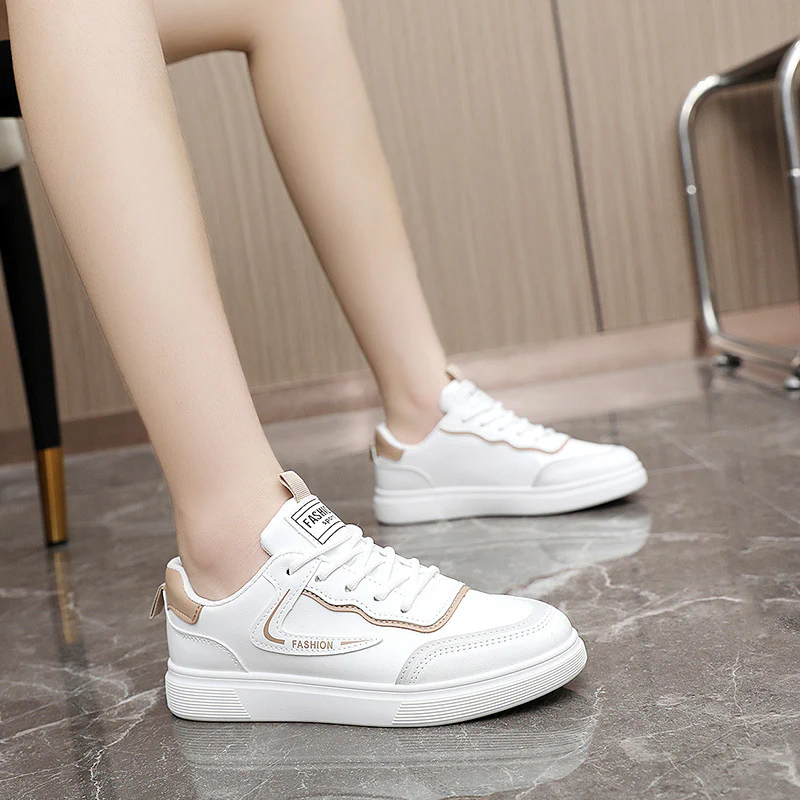 Damen Sportliche Sneakers mit atmungsaktiver Obermaterialstruktur und stoßdämpfendem Sohlenprofil Heidi Mode - Image 3