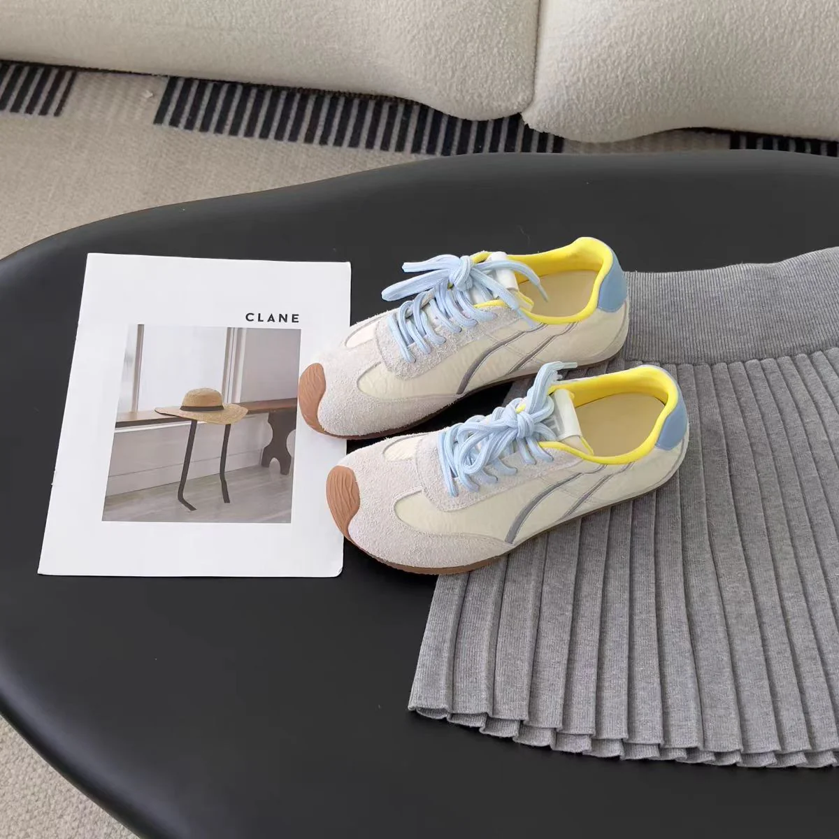 Damen Sportliche Sneakers mit atmungsaktiver Obermaterialstruktur und trendigem Design Heidi Mode - Image 7