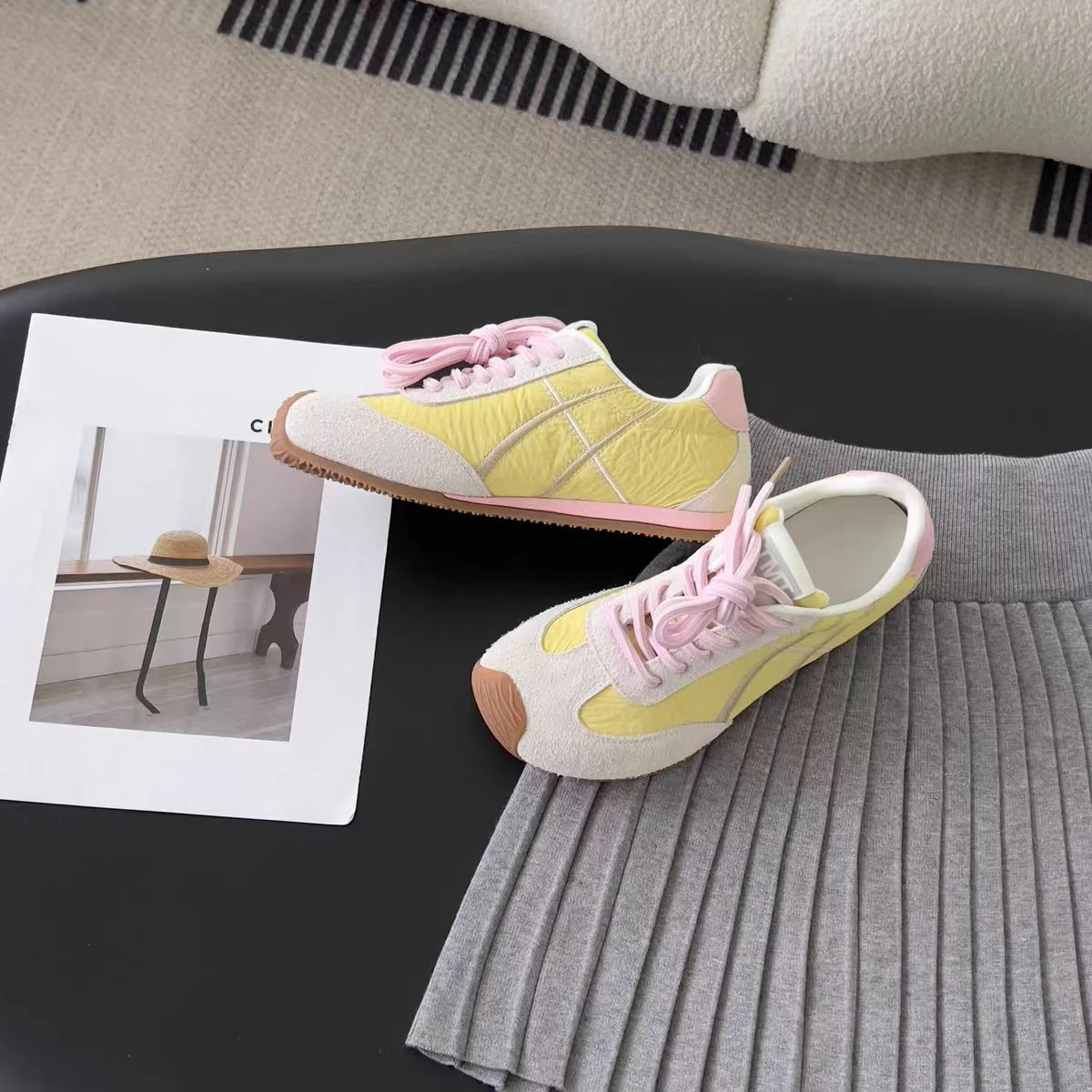 Damen Sportliche Sneakers mit atmungsaktiver Obermaterialstruktur und trendigem Design Heidi Mode - Image 8