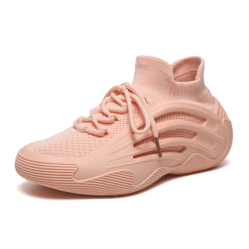 Damen Sportliche Sneakers mit atmungsaktiver Strick-Oberfläche und flexibler Sohle Heidi Mode - Image 5