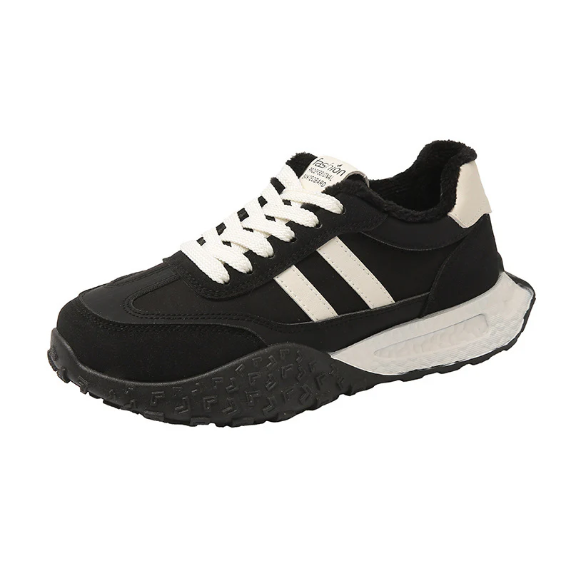 Damen Sportliche Sneakers mit bequemem Fleece-Innenfutter und rutschfester Sohle Heidi Mode - Image 5